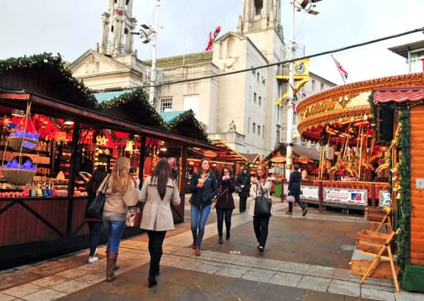 Leeds Christmas Market, Millennium Square, Leeds. (Picture Tony Johnson)