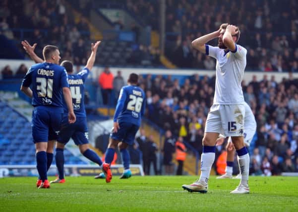 Stuart Dallas misses a golden chance for Leeds United in their defeat to Birmingham.