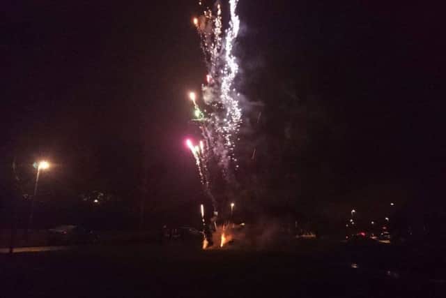 The Light Up the Skye fireworks display.
