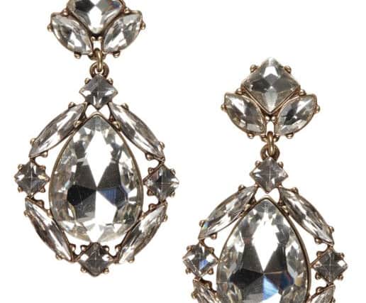 Chandelier earrings, £10, available from selection at Next stores.