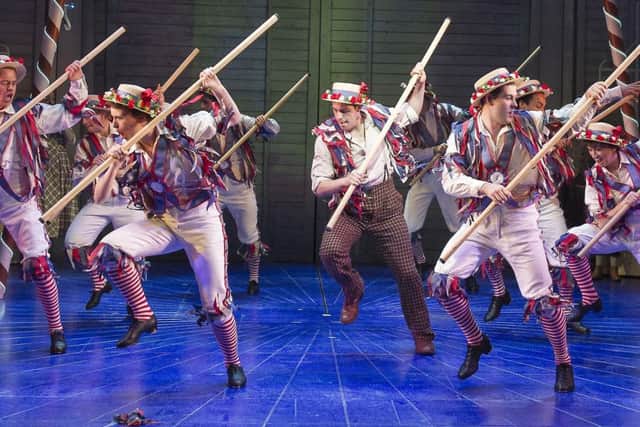 The cast of Chitty Chitty Bang Bang.