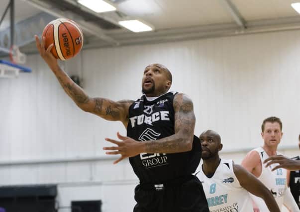 Kwan Waller top-scored for Leeds Force with 23 points, but it couldn't prevent defeat to Sheffield Sharks.