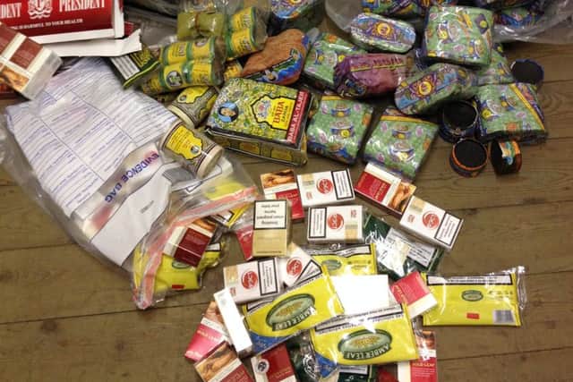 Illegal cigarettes seized by West Yorkshire Trading Standards.