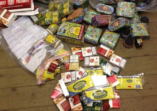 Illegal cigarettes seized by West Yorkshire Trading Standards.