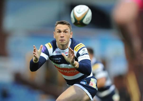 Kevin Sinfield in action for Yorkshire Carnegie.