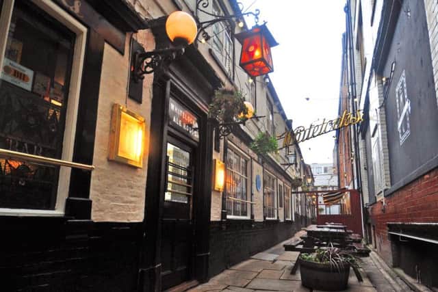 Whitelock's Ale House off Briggate.