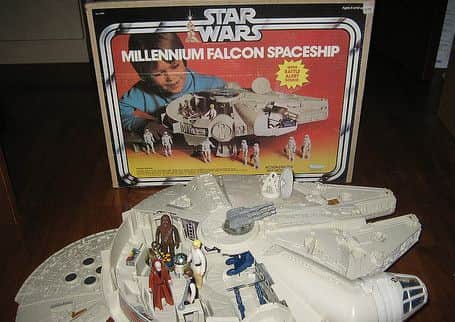 The Millennium Falcon was one of the decade's most coveted toys.