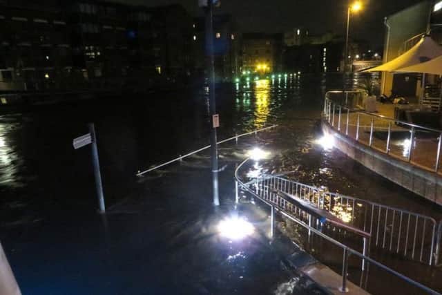 Leeds City Centre under water (Picture: AiLyn Tan)