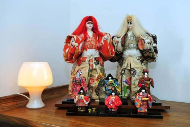 Paul and Marlene Gardner's 
Washi dolls.