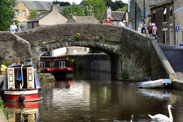 The Leeds-Liverpool Canal  at Skipton in the summer sunshine. Picture: Gary Longbottom