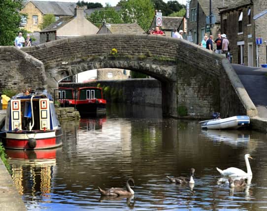 The Leeds-Liverpool Canal  at Skipton in the summer sunshine. Picture: Gary Longbottom