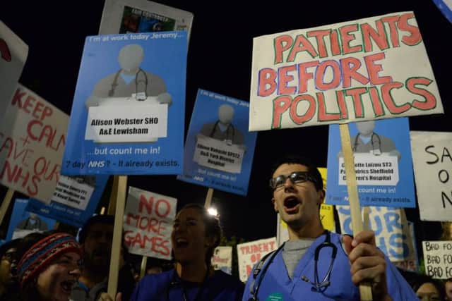 Junior doctors will go on strike today. (Picture: Anna Gowthorpe)