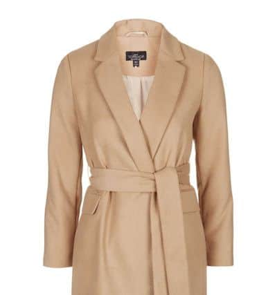 Belted wrap coat, Â£79, from Petite range at Topshop.