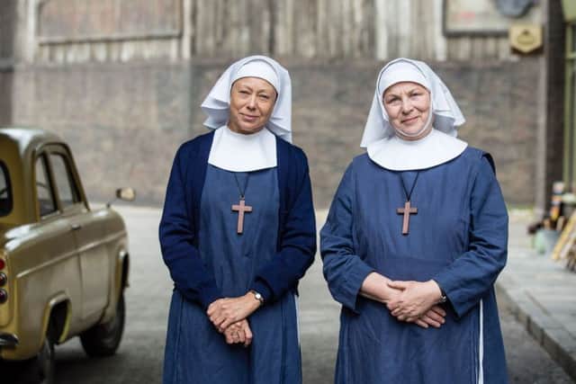 Sister Julienne (Jenny Agutter) and Sister Evangelina (Pam Ferris) return for a fifth series of Call the Midwife.