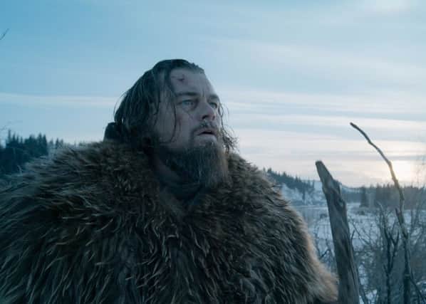 Leonardo DiCaprio stars as Hugh Glass, in The Revenant directed by Alejandro Gonzalez Inarritu. Pic: Twentieth Century Fox via AP
