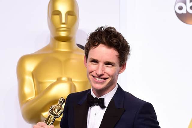 OSCAR WINNER: Eddie Redmayne with the Actor in a Leading Role Award for The Theory of Everything at last years Academy Awards.