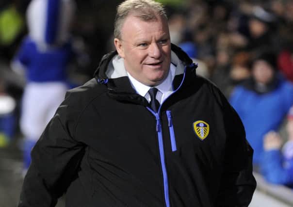 Steve Evans at Ipswich Town on Tuesday. (Picture: Bruce Rollinson)