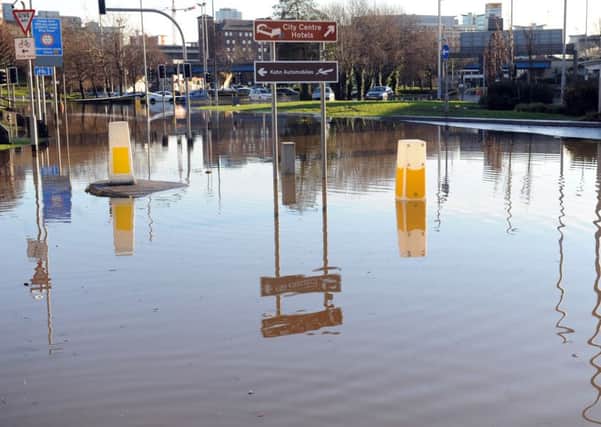 DECEMBER 2015: Flooding on Kirkstall Road.