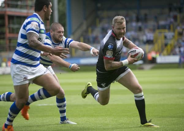 Featherstone playmaker Kyle Briggs, who has joined Rovers from Sheffield Eagles.