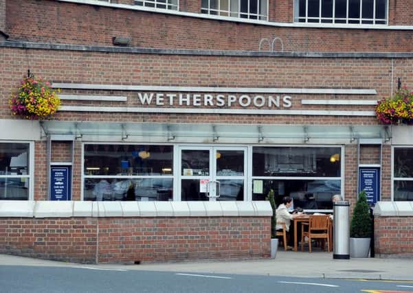 JD Wetherspoon, at Leeds City Station.