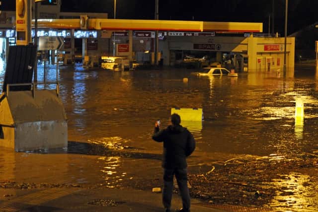 DECEMBER 2015: Flooding on Kirkstall Road. PIC: Tony Johnson
