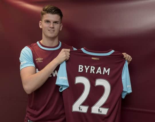 Sam Byram signs for West Ham.