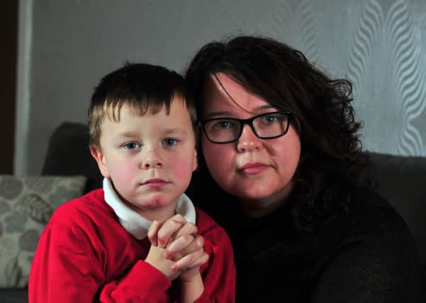 Vicki Reedman whose son Lucas, six, is awaiting an autism assessment. Picture by Tony Johnson.