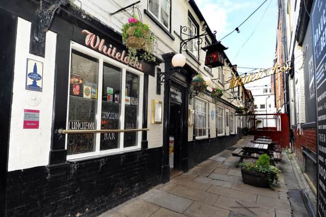 Whitelock's at Turk's Head Yard off Briggate, Leeds.