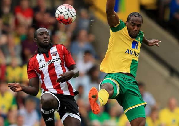 Leeds United have had a bid accepted for Brentford's Toumani Diagouraga, left (Picture: Stephen Pond/PA Wire)