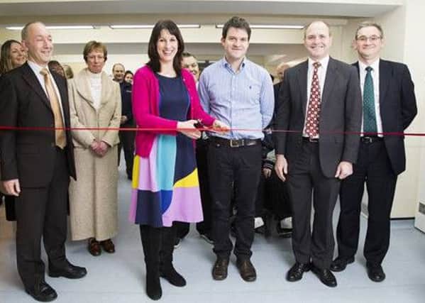Leeds West MP Rachel Reeves opening the new Manor Park surgery in Bramley.