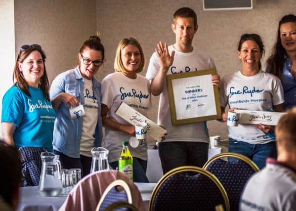 Staff at Ramsdens Solicitors won the Wheatfields Hospices 2015 Out of Office challenge. PIC: Brendan Chadwick Photography