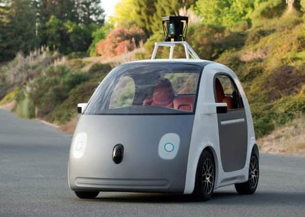 FUTURE: Google's driverless car.