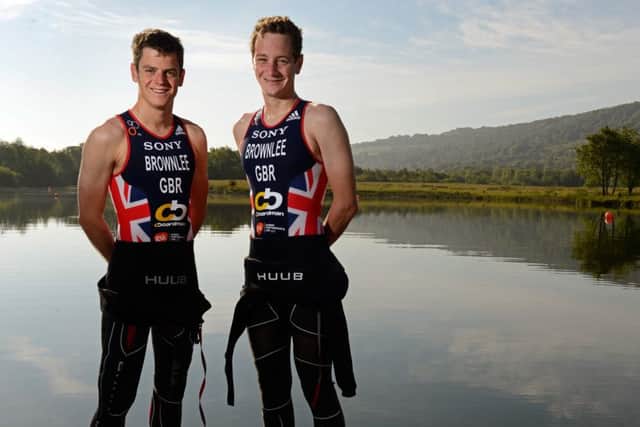 Olympic triathletes the Brownlee brothers, who would be in line to use the new facilities