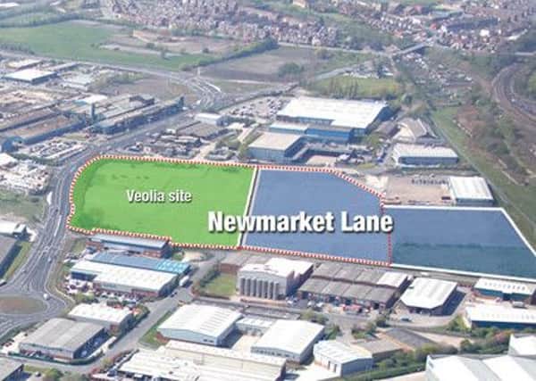 Newmarket Lane aerial view. Pic: Leeds City Council
