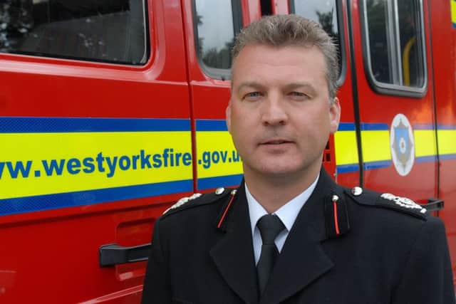 West Yorkshire Fire and Rescue Chief Fire Officer, Simon Pilling