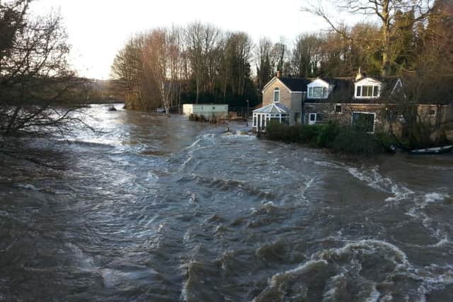 Picture of Aire Cottage in Newlay... owned by Martin and Fiona Hughes, who were flooded on Boxing Day, 2015.