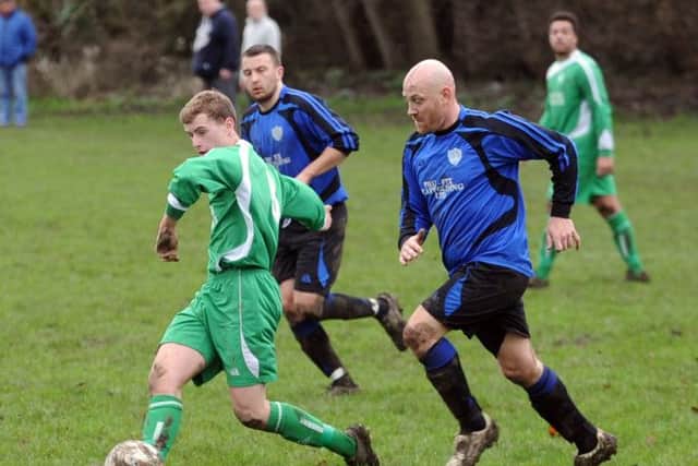 Joe Hill of Main Line gets in his pass