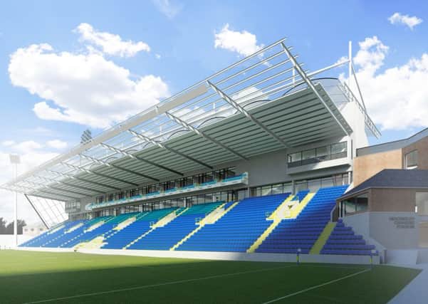 An artist impression of the North Stand.