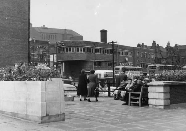 The West Yorkshire Bus Station, pictured in 1959.