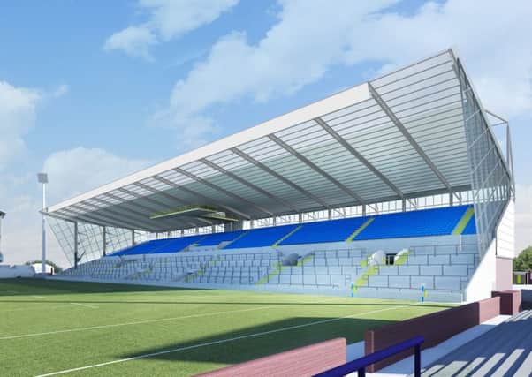 Artist's impression of the new South Stand at Headingley.