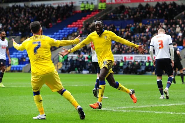 Toumani Diagouraga celebrates his goal.
PIC: Jonathan Gawthorpe
