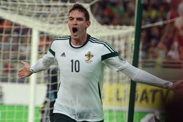 TARGET: Norwich City striker Kyle Lafferty.
