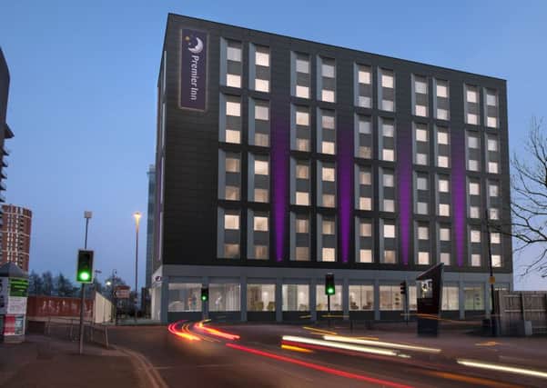 Artists impression of the hotel.