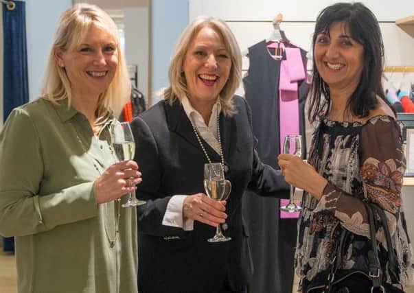SUPPORT: Beverley Burrows, Christine Ackroyd, Roohi Collins at the launch.