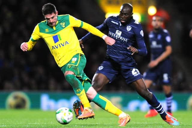 Kyle Lafferty in action against Leeds United.