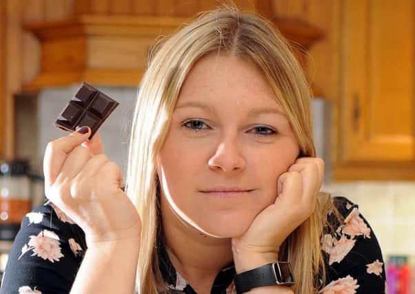 Sarah Bushnell aims to raise Â£1,000 for St Gemmas Hospice by challenges such as giving up chocolate. PIC: James Hardisty