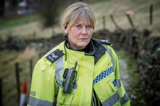 Sgt Catherine Cawood (Sarah Lancashire) finds herself in the middle of a murder investigation in the second series of Happy Valley.