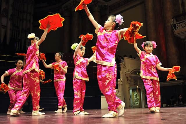 The Leeds Chinese Community School perform at last year's event at Leeds Town Hall.