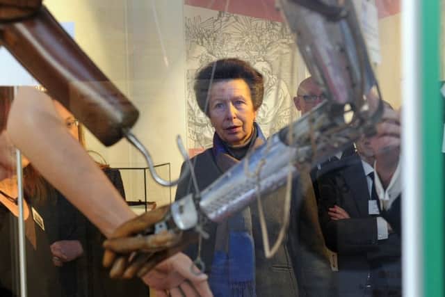 Princess Anne visits the Thackray Museum in Leeds. Picture by Scott Merrylees.