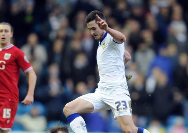 Lewis Cook in action against Bristol City at Elland Road. PIC: Tony Johnson